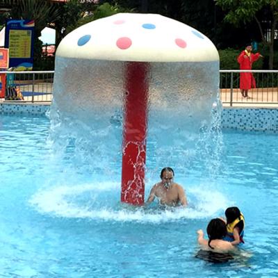 water park waterfall mushroom