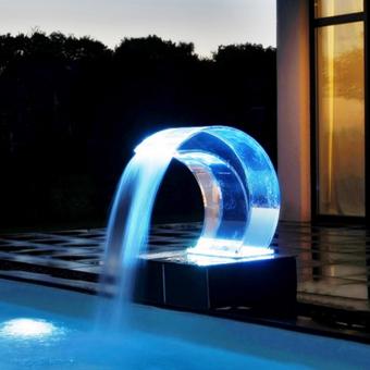 Acrylic Material LED Light Sheer Waterfall